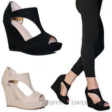 SCARPE Donna Sandali Zeppe