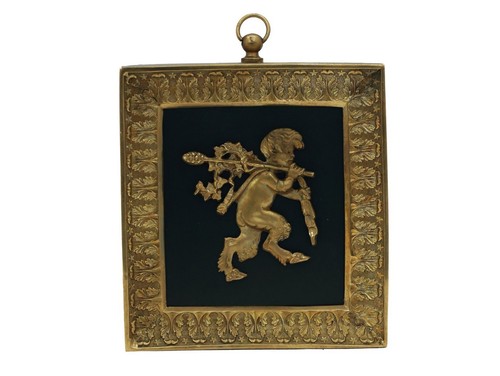 Quadretto putto bronzo - putto, in