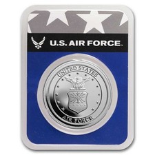 1 oz argento tondo - US Air Force (in TEP)