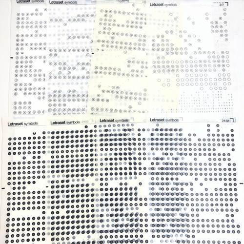 Letraset numeri cerchi 8 - in,