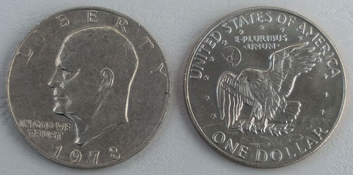 Dollaro usa eisenhower moneta - usa,