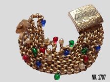 Splendido bracciale vintage multifili anni 60-70