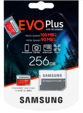 SAMSUNG EVO Plus scheda micro SD 256 GB Class10 SDXC scheda di memoria memory card