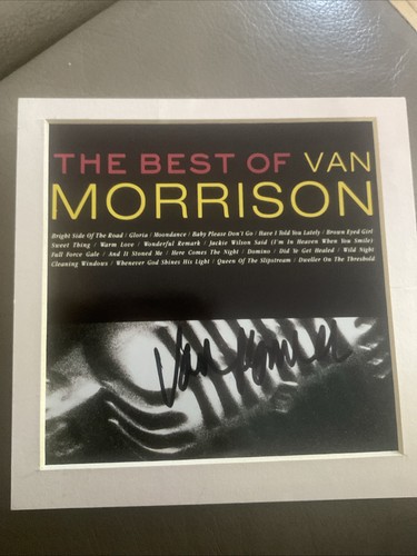 Van morrison autograph signed - van,
