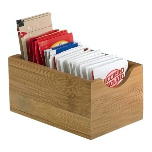Porta bustine zucchero bamboo - porta,