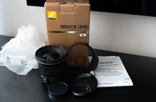 Nikon nikkor 20mm - f1.8, g