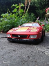 BURAGO 1/18 FERRARI 348 TB RACING (1989) IN OTTIME CONDIZIONI