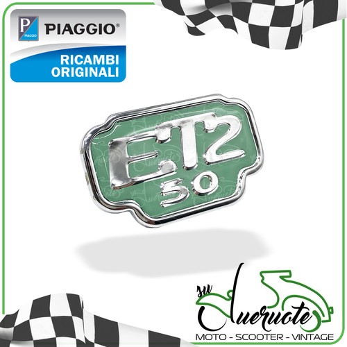 Targhetta bauletto anteriore - targhetta,