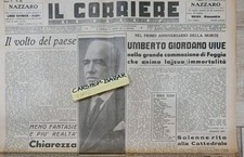 Raro 1949 Corriere di Foggia