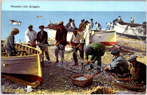 Pescatori alla spiaggia - pescatori,