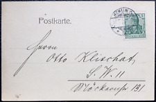 DR 1911 cartolina EF / Berlino stampa * lotteria negozio di effetti J. Eisenhardt