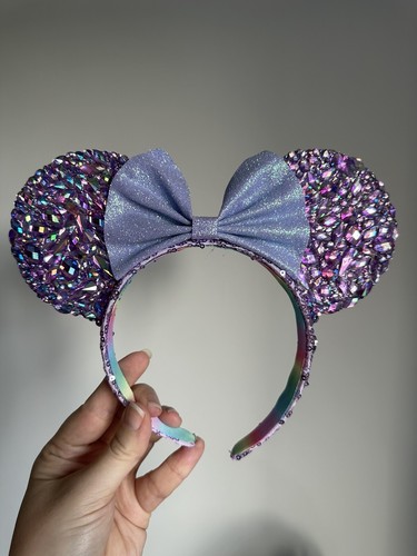 Orecchie gemme viola - , disney