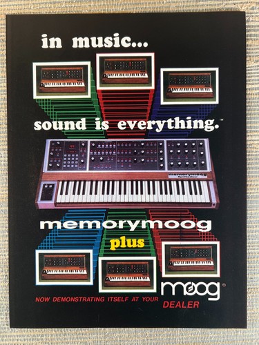 Moog memorymoog sintetizzatore - moog,