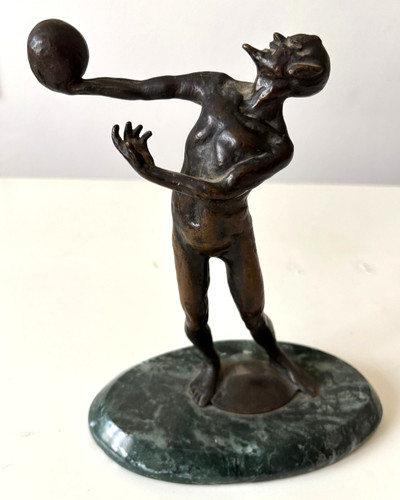 Scultura bronzo diavolo - scultura,