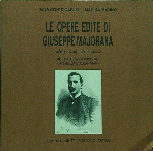Opere edite giuseppe - opere, di