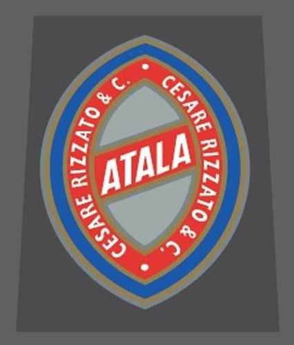 Adesivo targhetta testa atala - adesivo,