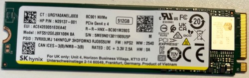 Unità ssd nvme bc901 - ssd, bc901,