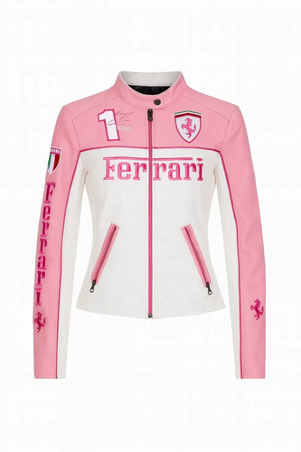 Giacca donna pelle rosa - giacca,