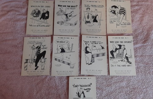 Antico fumetto biliardo
