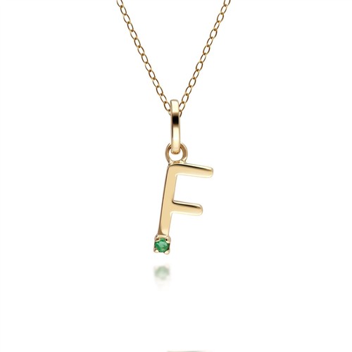 Charm lettera smalto - f,