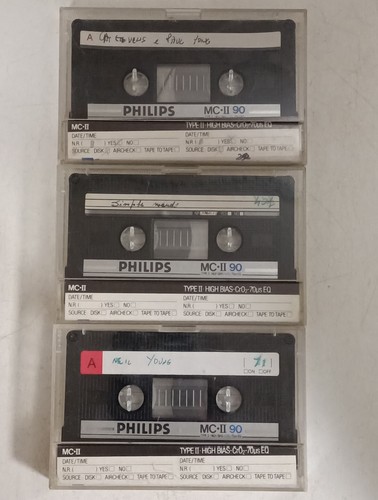 Lotto philips 90 1985 - 3x, mc-ii