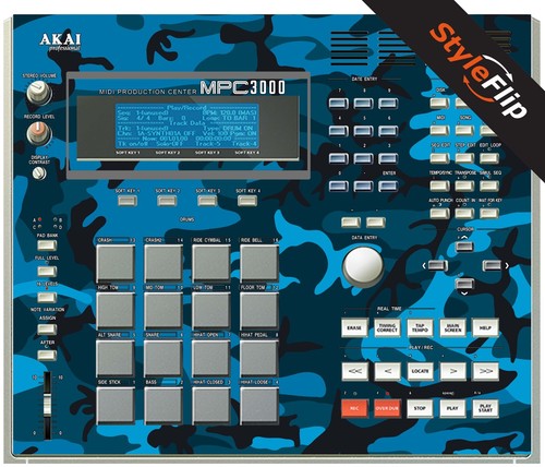 Akai mpc 3000 blu - akai, |