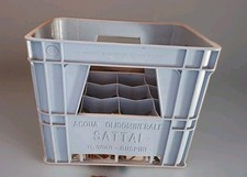 Vecchia Cassa Trasporto Pubblicitaria Usata Acqua Minerale Sattai Guspini