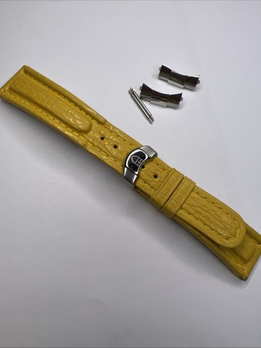 Cinturino pelle giallo - in,