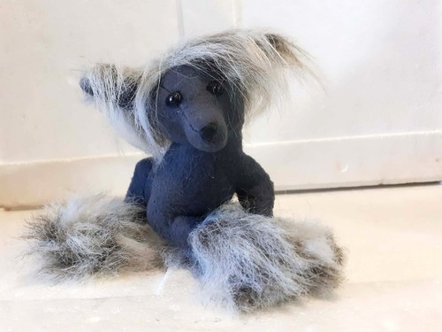 Peluche cane crestato cinese