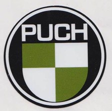 Puch logo pvc - puch, aufkleber