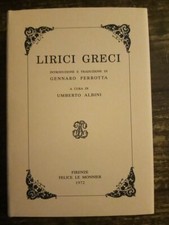 LIRICI GRECI - (intr. e trad