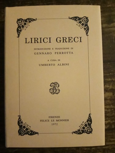 Lirici greci intr - greci, (intr.