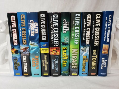 Clive cussler book lot - clive,