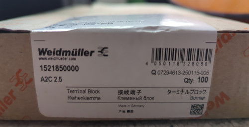 Weidmuller 1521850000 a2c 5 - 1521850000, 2.5