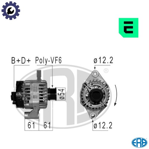 Alternatore 210854a per alfa - alternatore,