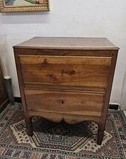 Antico Comoncino Luigi XVI in noce – comodino vintage Italia fine '700