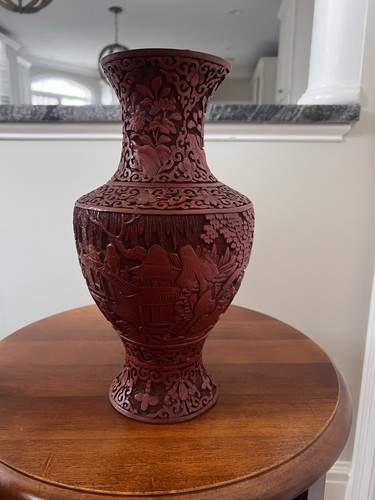 Vaso cinese cinabro - vaso, in