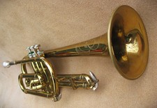 EK Blessing Cornet ( Standard) With Vincent Bach Mt. Vernon,NY Mouthpiece