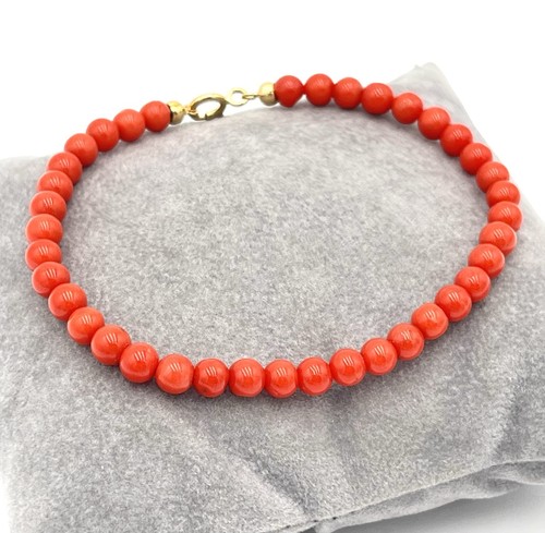 Bracciale corallo rosso - corallo,