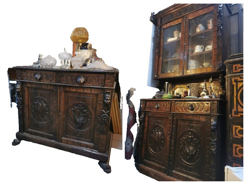 Antica vetrina credenza - antica,