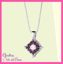 CIONDOLO ORO BIANCO 18K CON