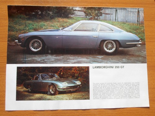 1966 lamborghini 350 anni - lamborghini,