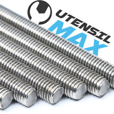 BARRE FILETTATE ZINCATE E IN FERRO GREZZO -  PASSO METRICO - LUNGHEZZA 1 METRO