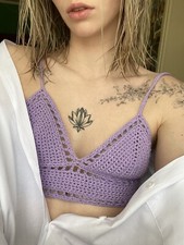 top in cotone fatto a mano