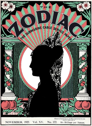 Poster zodiaco vintage dama - poster,