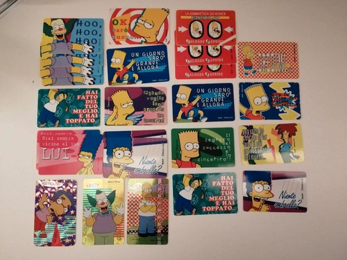Simpson lotto card - 25,