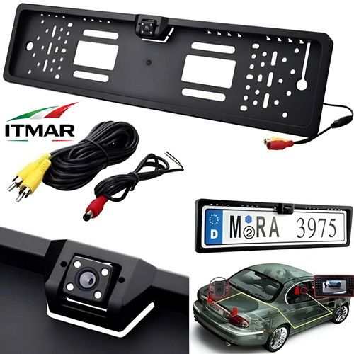 Portatarga con telecamera - portatarga,