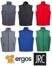 JRC Gilet SANTANDER Smanicato Soft Shell Giubbotto Zip Intera Uomo Interno PILE