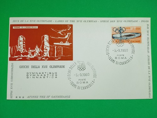 Fdc olimpiadi roma 1960 - fdc,