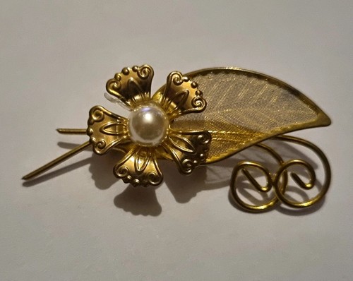 Spilla vintage colore oro